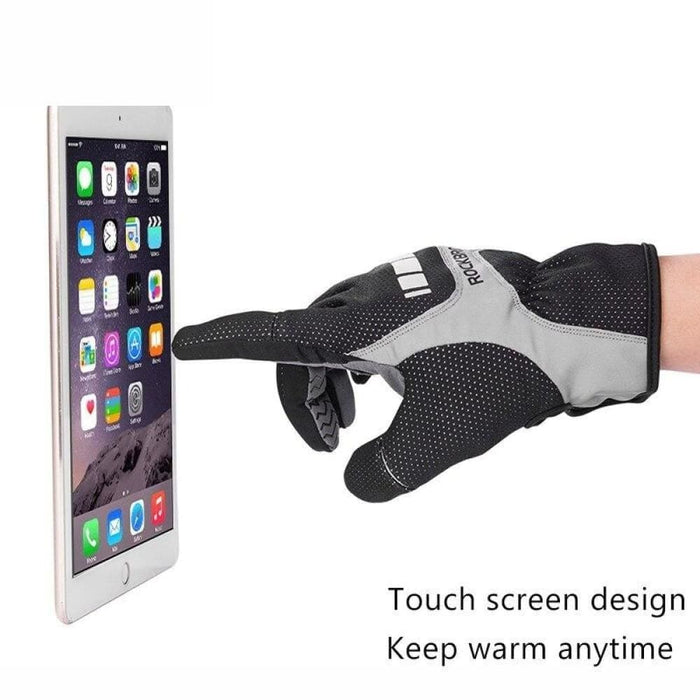 Touch Screen Cycling Gloves Autumn Winter Thermal Windproof