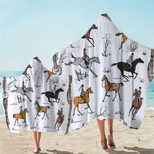 Towel England Tradition Horse Riding Bath With Hood