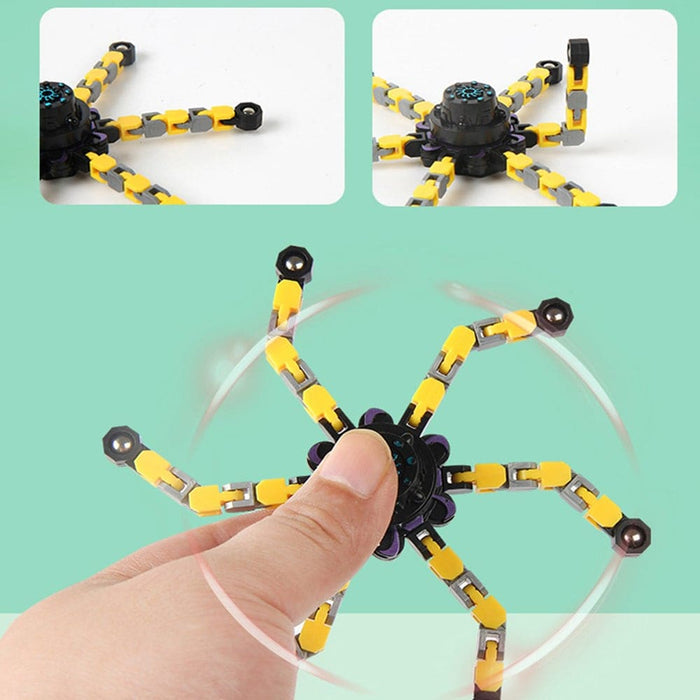 Transforming Stress Relief Decompression Fidget Spinner Toy