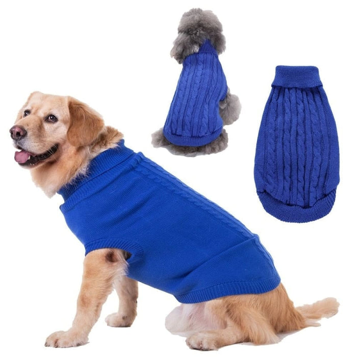 Turtleneck Knitwear Sweaters For Dog