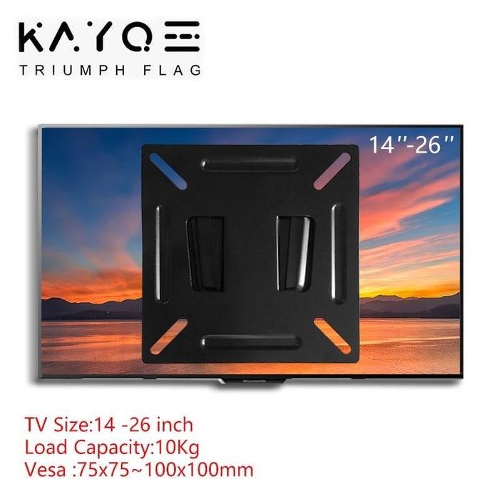 Tv Stands Flat Panel Bracket Max Vesa 100*100mm Load Capacity 10kg
