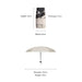 Ultralight Design Portable Six Folding Umbrella