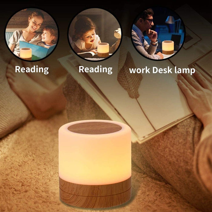 Usb Charging Portable Remote Controlled Touch Lamp Night