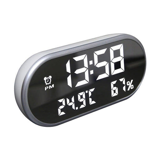 Usb Plugged-in Digital Led Alarm Clock With Charging