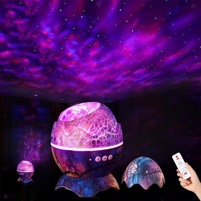 Usb Plugged-in Dinosaur Egg Starry Night Projector