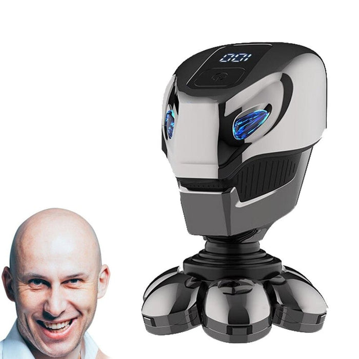 Usb Rechargeable 7 Head Electric Shaver With Led Display