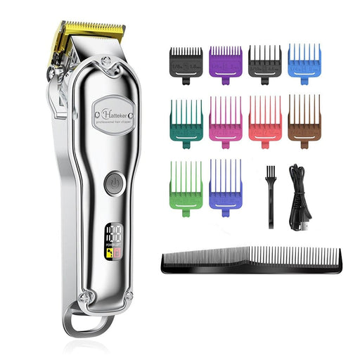 Usb Rechargeable Cordless Beard Trimmer Hair Cutting Kit