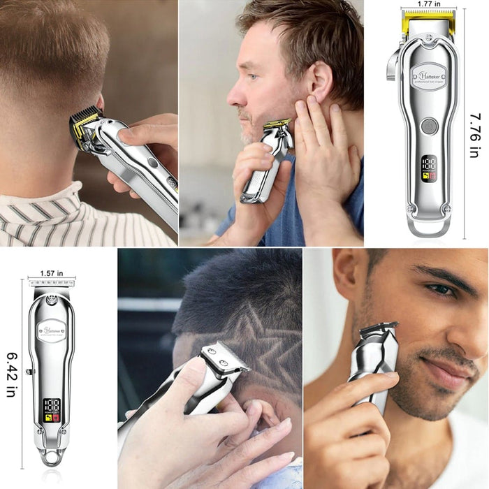 Usb Rechargeable Cordless Beard Trimmer Hair Cutting Kit