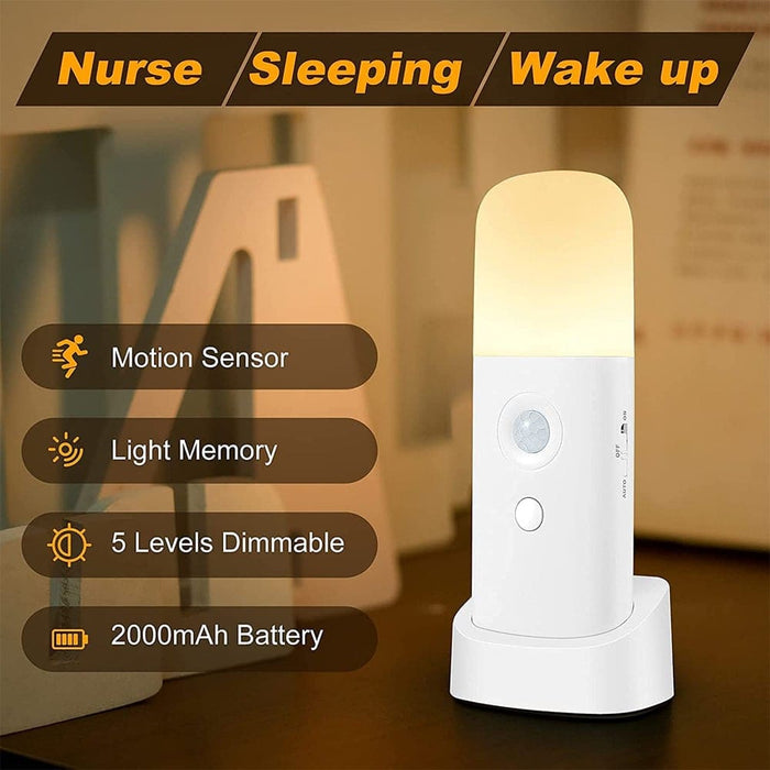 Usb Rechargeable Indoor Motion Sensor Sos Led Night Light