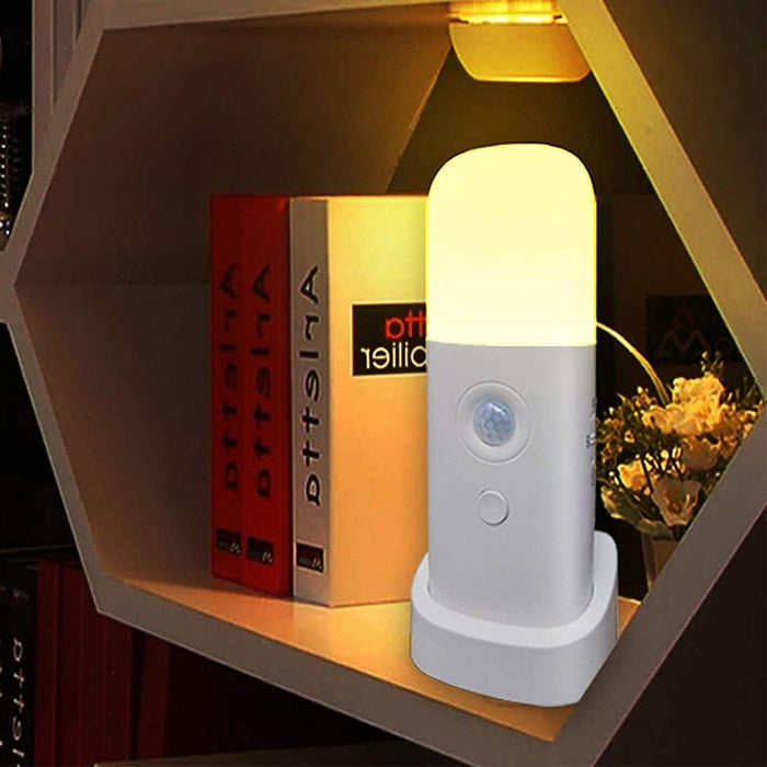 Usb Rechargeable Indoor Motion Sensor Sos Led Night Light