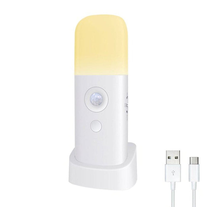 Usb Rechargeable Indoor Motion Sensor Sos Led Night Light