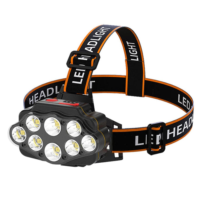 Usb Rechargeable Longshoot Led Head Lamp Camping Torch