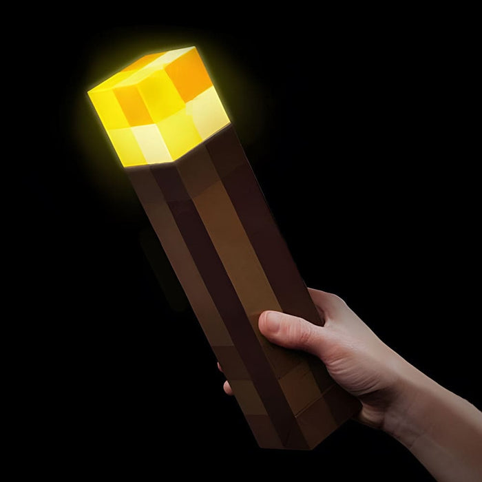 Usb Rechargeable Minecraft Themed Led Torch Night Light