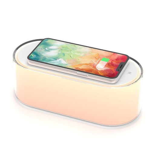 Usb Rechargeable Wireless Charger With Smart Night Light