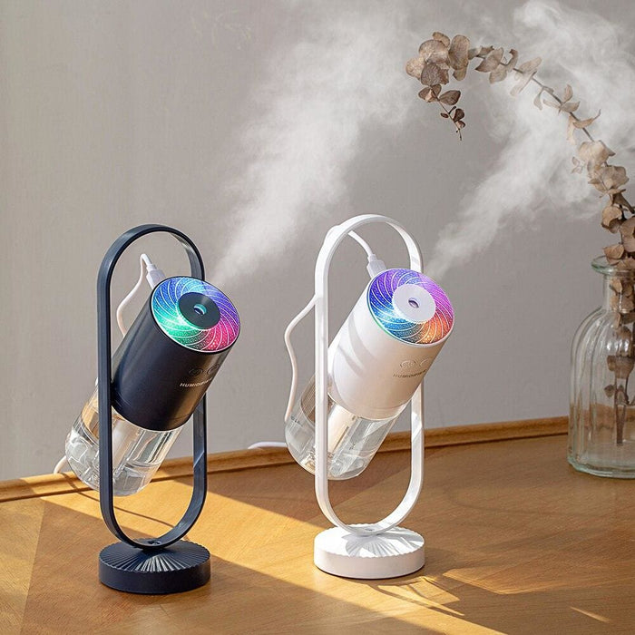 Usb Rotary Air Humidifier 200ml Capacity Creative