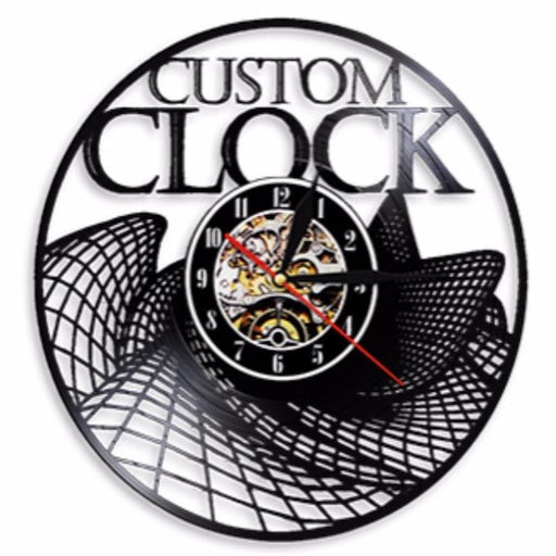 Vintage Custom Vinyl Record Wall Clock Order Your Design