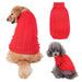 Turtleneck Knitwear Sweaters For Dog