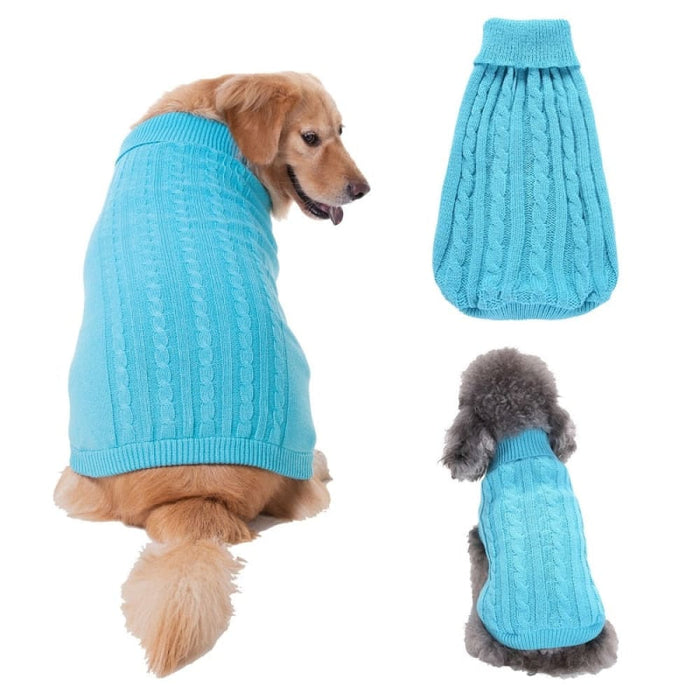 Turtleneck Knitwear Sweaters For Dog