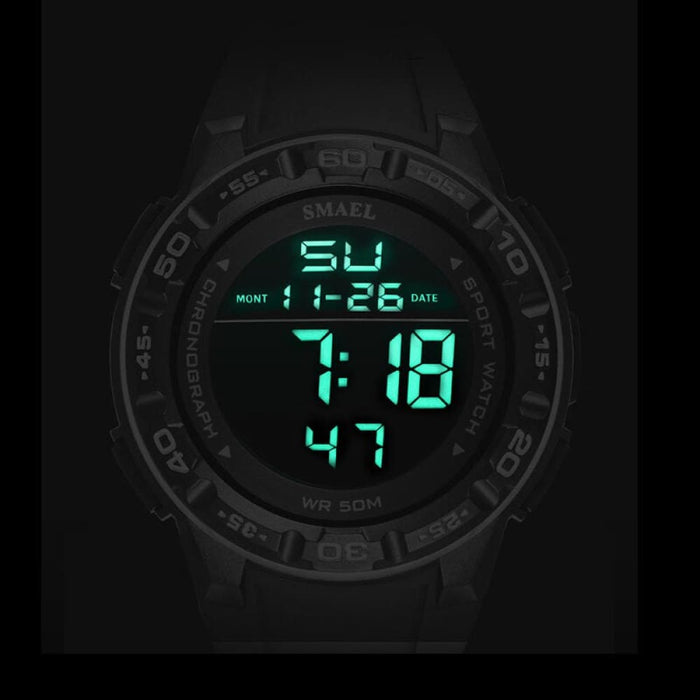 New Watch Digital For Men Smael Luxury Brand Clocks 50m