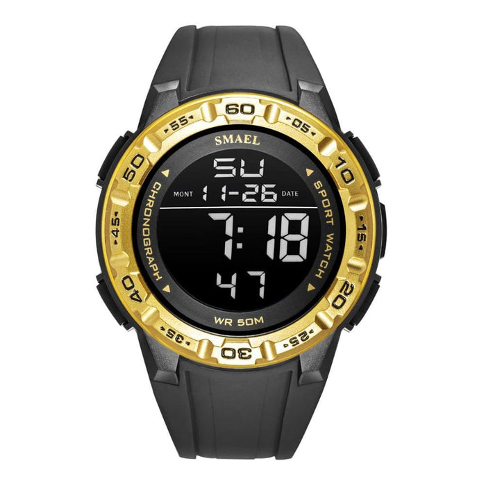 New Watch Digital For Men Smael Luxury Brand Clocks 50m