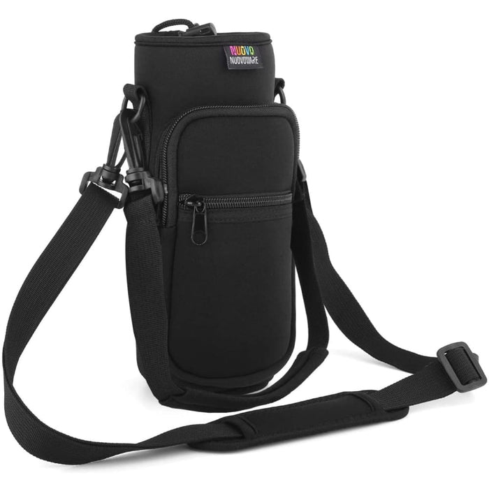 Water Bottle Carrier Holder Bag With Adjustable Strap