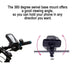 Vibe Geeks Waterproof Bike Handlebar Mobile Phone Holder