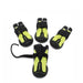 Waterproof Pet Shoes With Reflective Rugged Anti-slip Sole