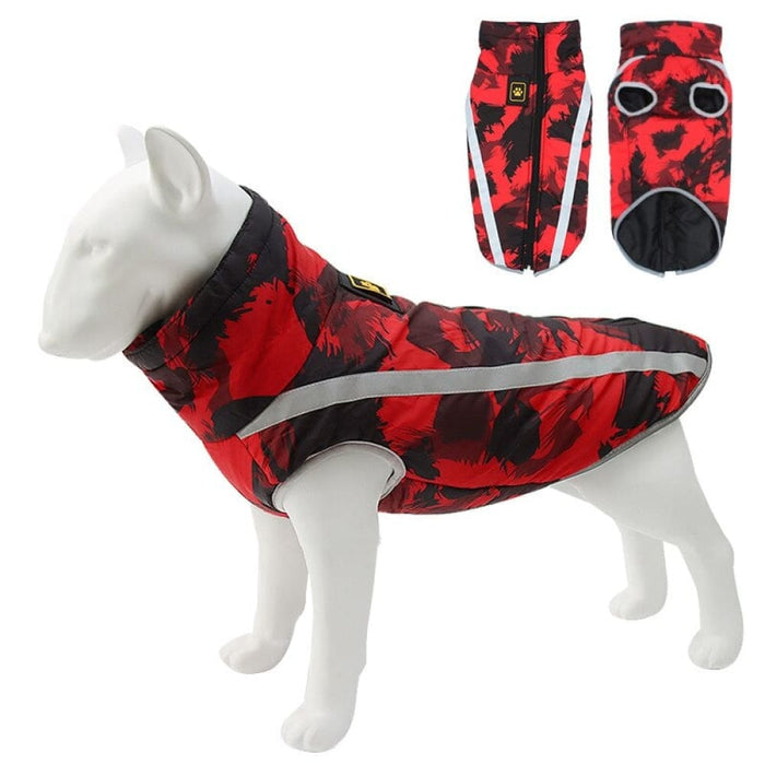 Waterproof & Reflective Winter Jacket For Puppy