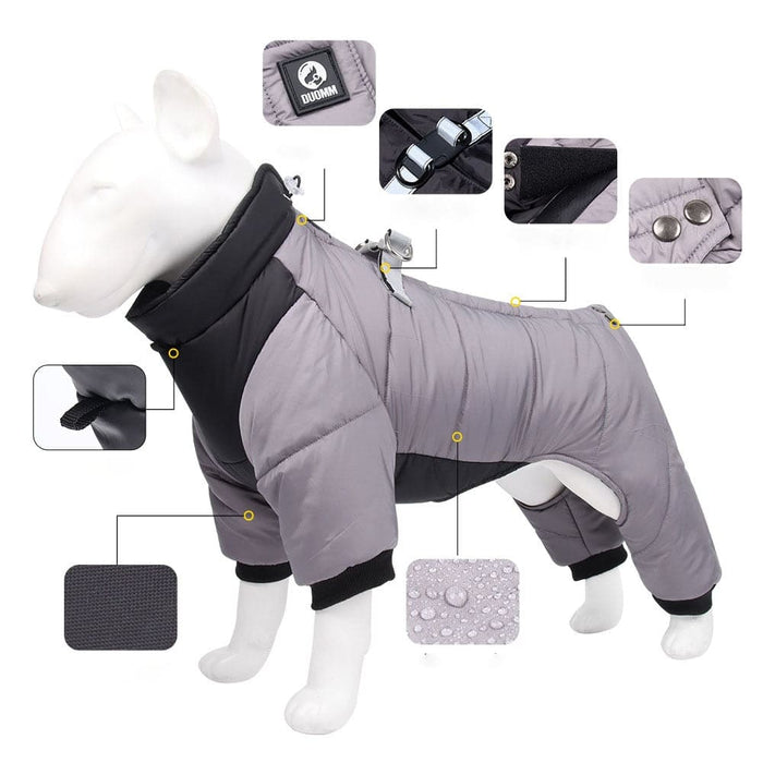 Waterproof & Windproof Warm Cotton Jacket For Dog