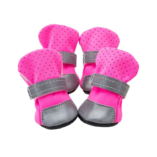 Waterproof Breathable Reflective Rubber Shoes For Dogs