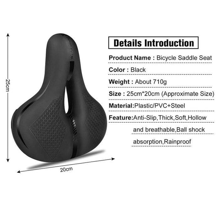 Bicycle Saddle mtb Bike Seat Waterproof Soft Cushion