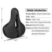 Bicycle Saddle mtb Bike Seat Waterproof Soft Cushion