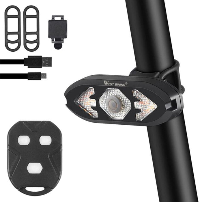 Bike Turn Signal Light Smart Remote Control Direction