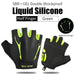 Half Finger Cycling Gloves Shockproof Wear Resistant