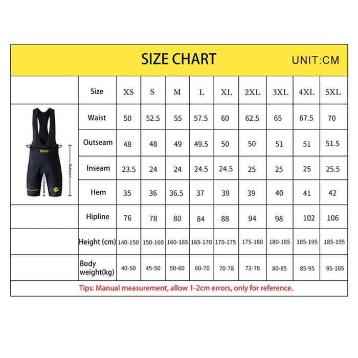 Men Cycling Bib Shorts 3d Gel Padded Mtb Bike Short Outdoor