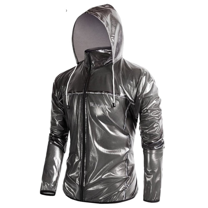 Reflective Cycling Raincoat Windproof Waterproof