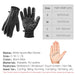 Reflective Sport Gloves Winter Thermal Fleece Touch Screen