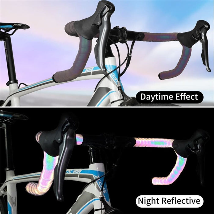 Road Bike Handlebar Tape Reflective Dazzle Shockproof