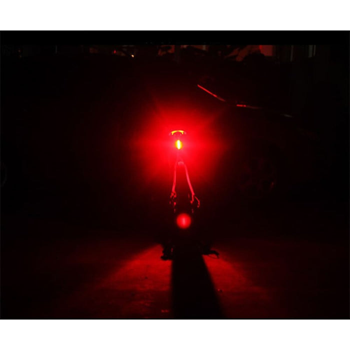 Usb Rechargeable Bike Lights Mountain Warning Light Led