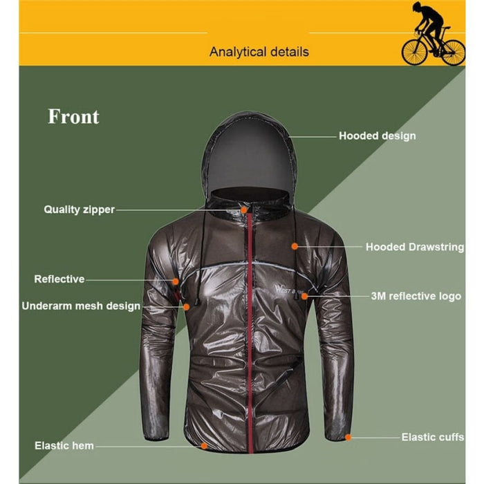 Waterproof Windbreaker Light Rain Mountain Bike Raincoat