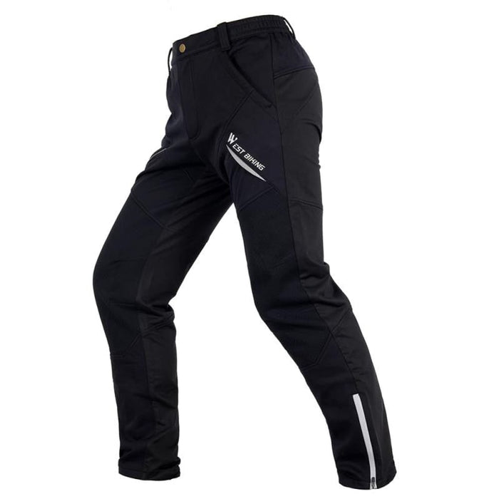 Winter Cycling Pants Warm Fleece Sport Running Windproof Mtb