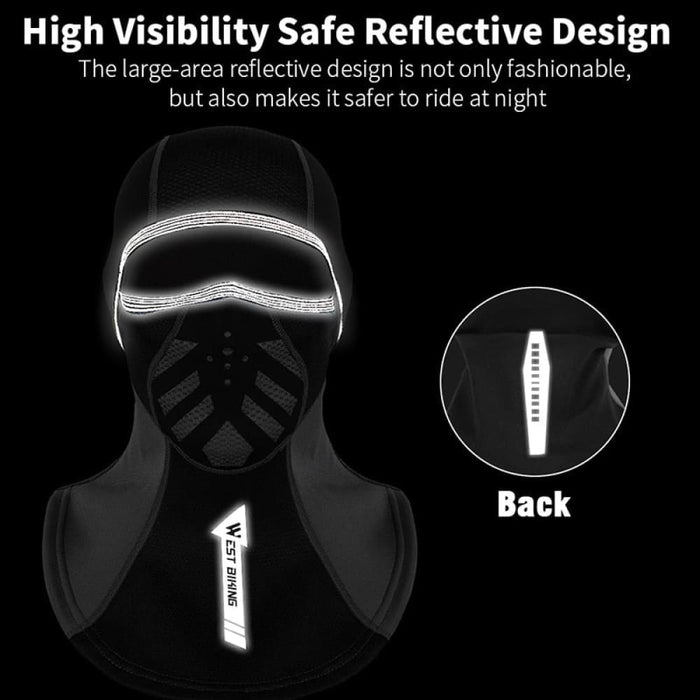 Winter Sport Cycling Cap Reflective Men Women Scarf