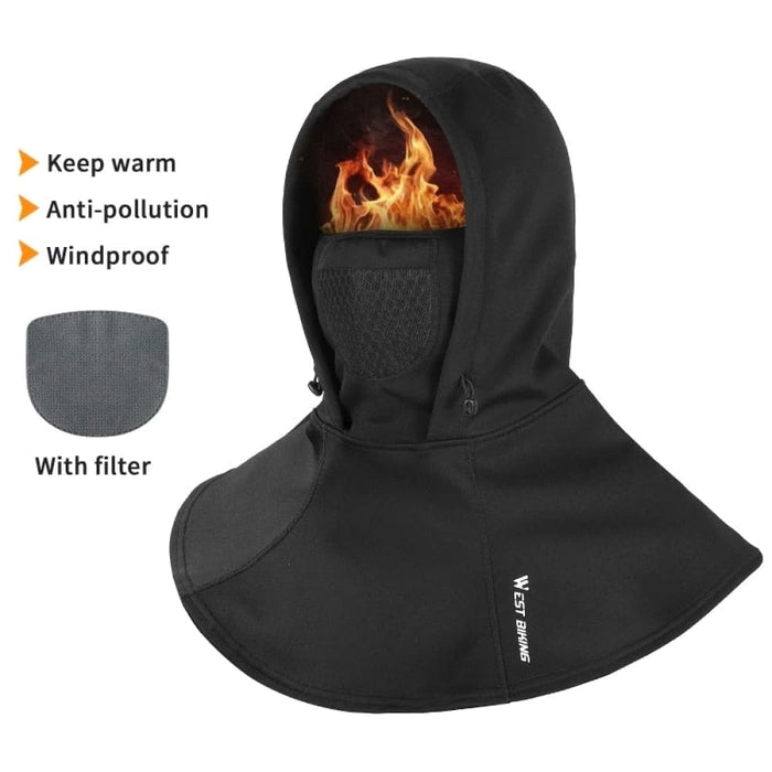 Winter Sport Cycling Cap Reflective Men Women Scarf