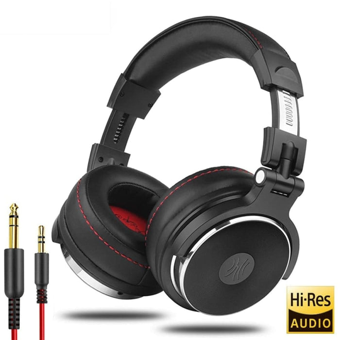 Wired Professional Studio Pro Dj Headphones With Microphone