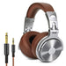 Wired Professional Studio Pro Dj Headphones With Microphone