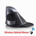 Wiredwithireless Vertical Mouse With 6 Buttons & Eubber