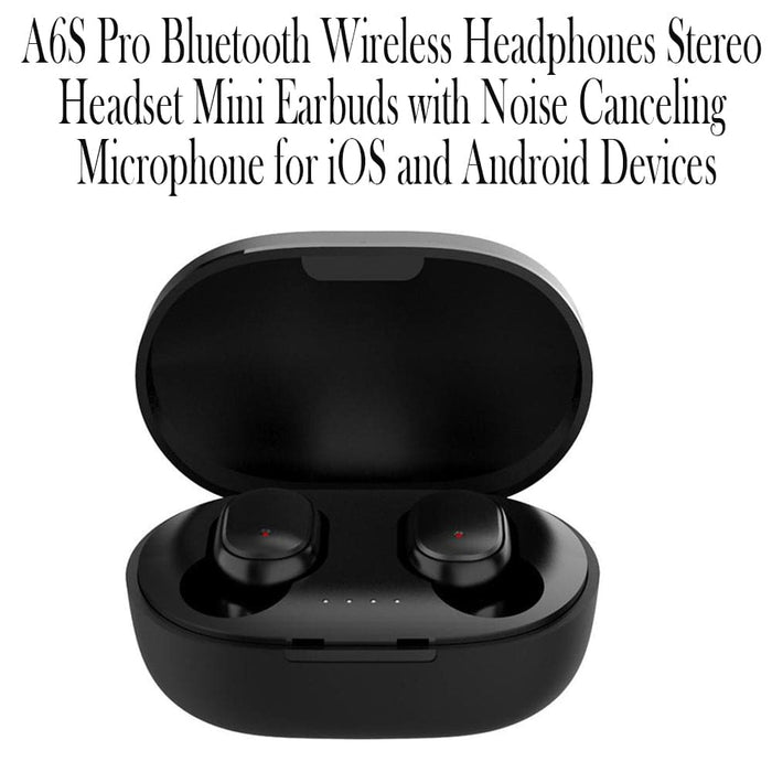 Wireless Headphones Stereo Headset Mini Earbuds With Mic-