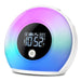 Vibe Geeks Wireless Led Night Lamp Alarm Clock