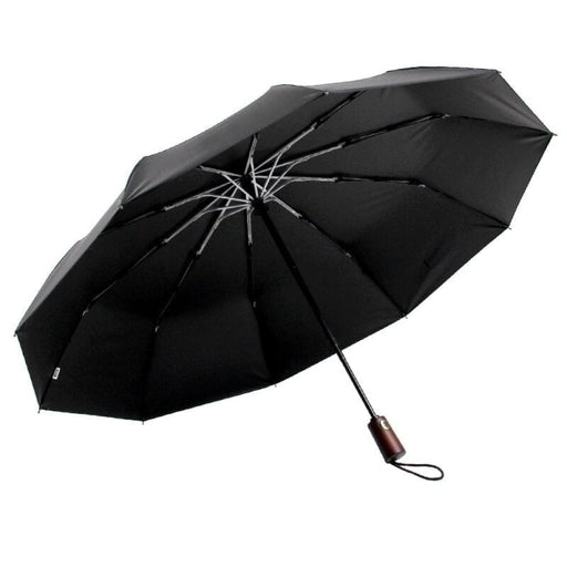 Wooden Handle Windproof Umbrella