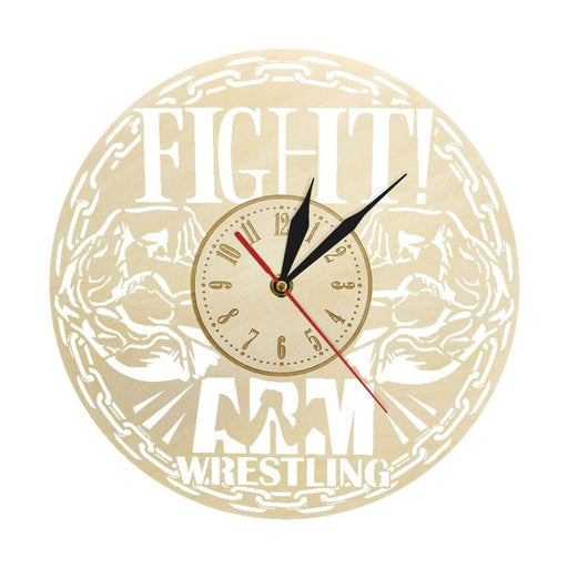 Wrestling Wall Clock